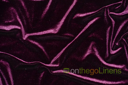 Eggplant Stretch Velvet