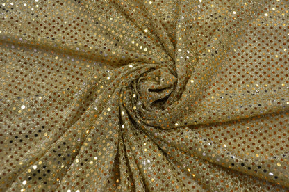 Dark Gold Confetti Dot Sequins