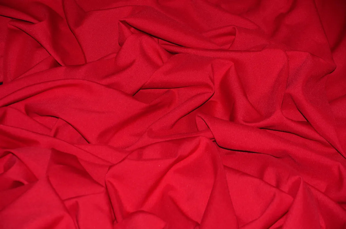 Red Polyester Wide