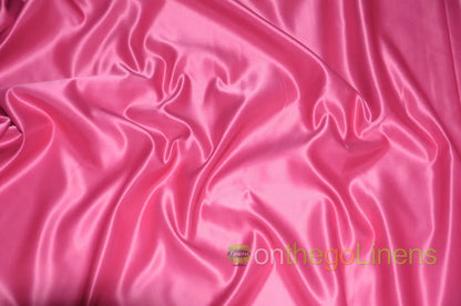 Lamour Satin Fabric by the Yard & Bolt | 100% Polyester Semi Dull Heavy Satin Fabric | 60" Wide | Multiple Colors |