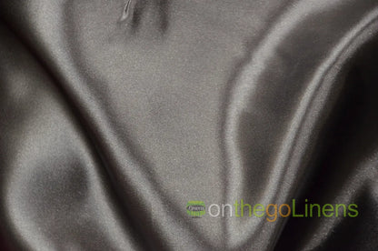 Bridal Satin Charcoal