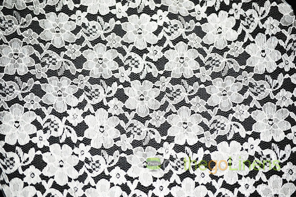 White Raschel Lace