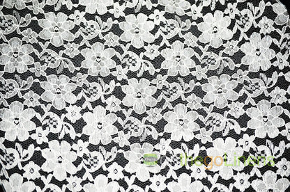 White Raschel Lace