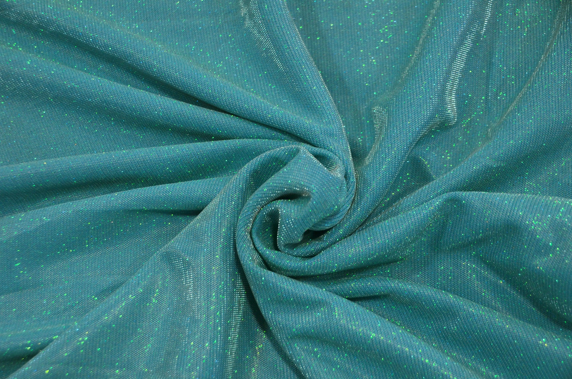 Dark Aqua Glitter Knit