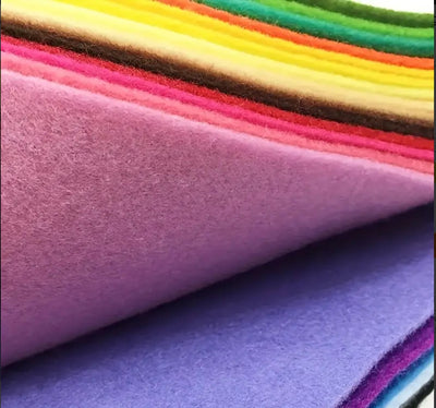 Felt Fabric sold by the Yard and Wholesale Bolt | 72" Wide | 100% Polyester Fibers |