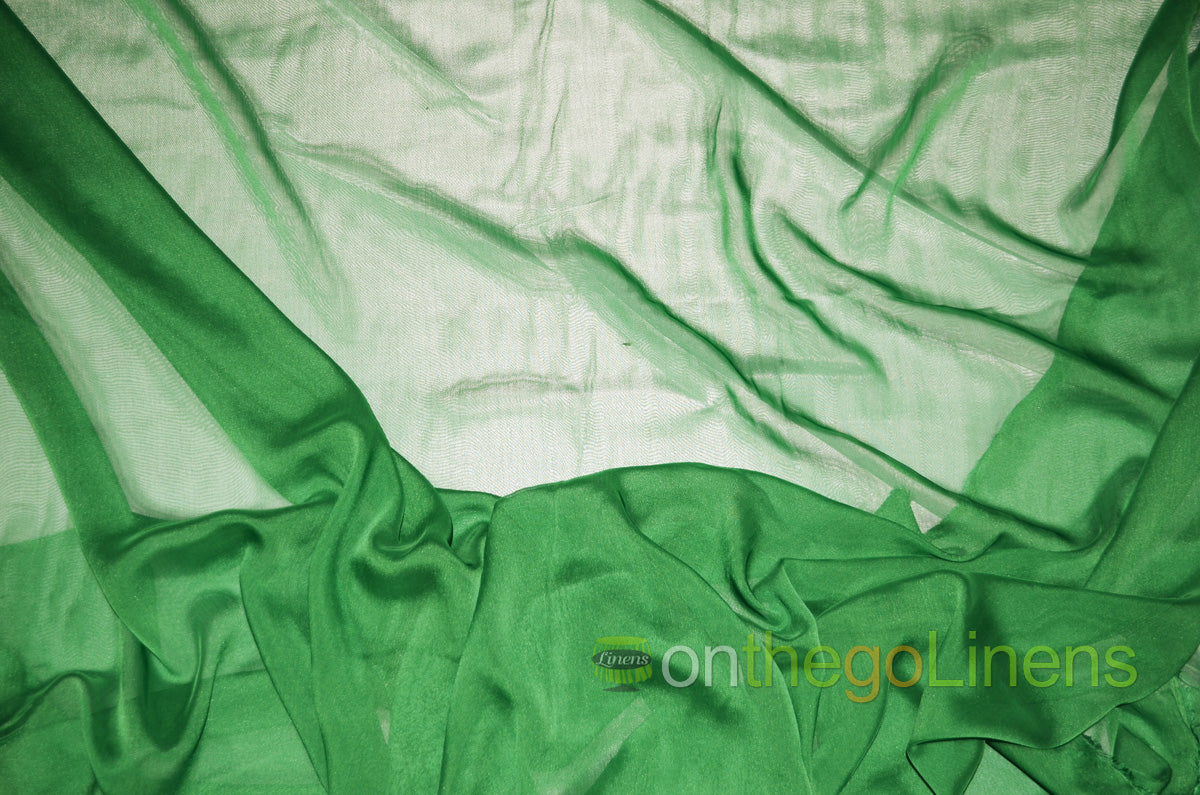 IFR Two Tone Chiffon Event Drapery Panels | Cationic Chiffon Curtains | Inherently Fire Retardant |