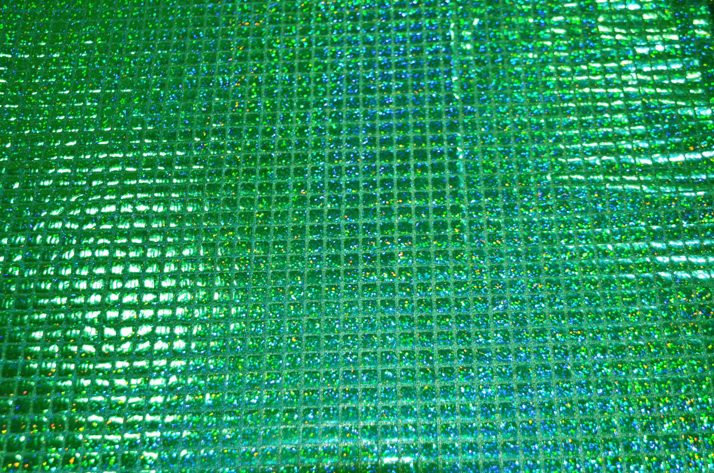 Hologram Quad Sequins Fabric by the Yard | Hologram Square Confetti Sequins Fabric | 45" Wide | Multiple Colors |