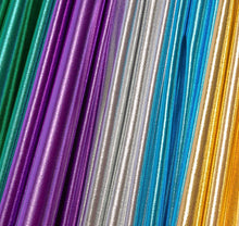Foil Spandex Lame Fabric | Metallic Spandex Fabric by the Yard | 60" Wide | 96% Polyester 4% Spandex |