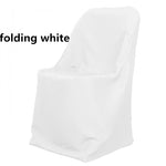 Polyester Folding Chair Cover | White Folding Chair Covers | 150gsm | Econoline Ready To Ship |