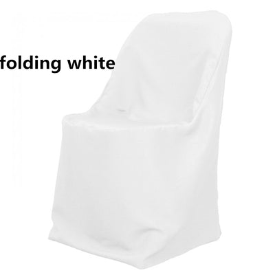 Polyester Folding Chair Cover | White Folding Chair Covers | 150gsm | Econoline Ready To Ship |