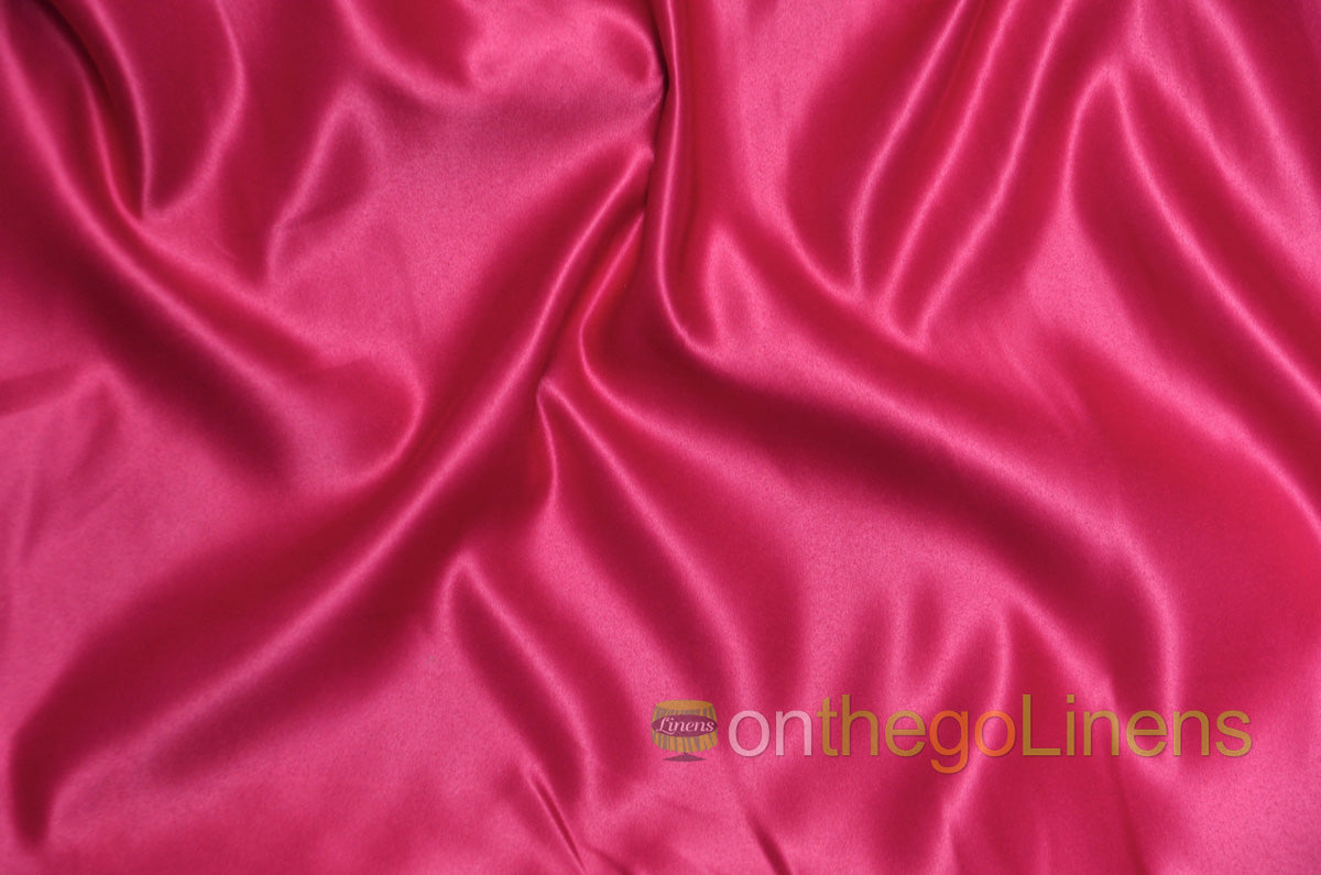 Lamour Satin Fabric by the Yard & Bolt | 100% Polyester Semi Dull Heavy Satin Fabric | 60" Wide | Multiple Colors |