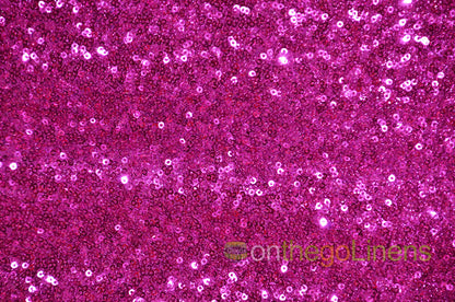 Glitz Mesh Sequins Fabric by the Yard & Bolt | 54" Wide | Multiple Colors |