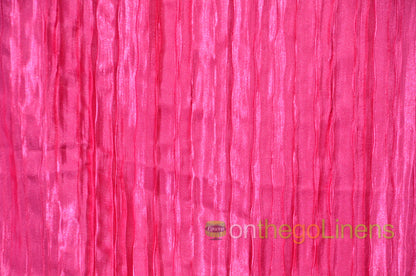 Italian Crush Satin Fabric by the Yard | 108" Wide | 100% Polyester | Multiple Colors |