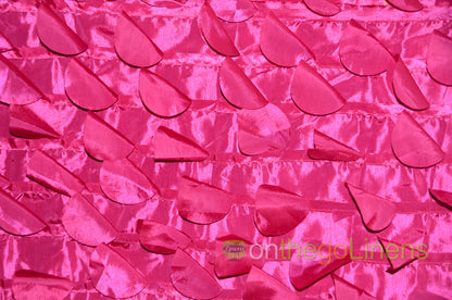 Petal Taffeta Fabric by the Yard | Round Hanging Petal Taffeta Fabric |