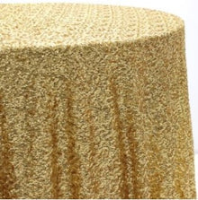 Gatsby Sequins Table Linens | All Over Sewn on Sequins Tablecloths | Multiple Colors |