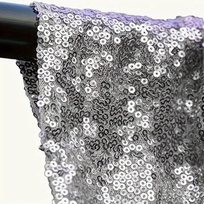 Glitz Mesh Sequins Event Drapery Panels | Glitz Sequins Curtains | Multiple Colors |