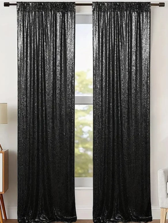 Glitz Mesh Sequins Event Drapery Panels | Glitz Sequins Curtains | Multiple Colors |