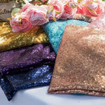 Glitz Mesh Sequins Fabric by the Yard & Bolt | 54" Wide | Multiple Colors |