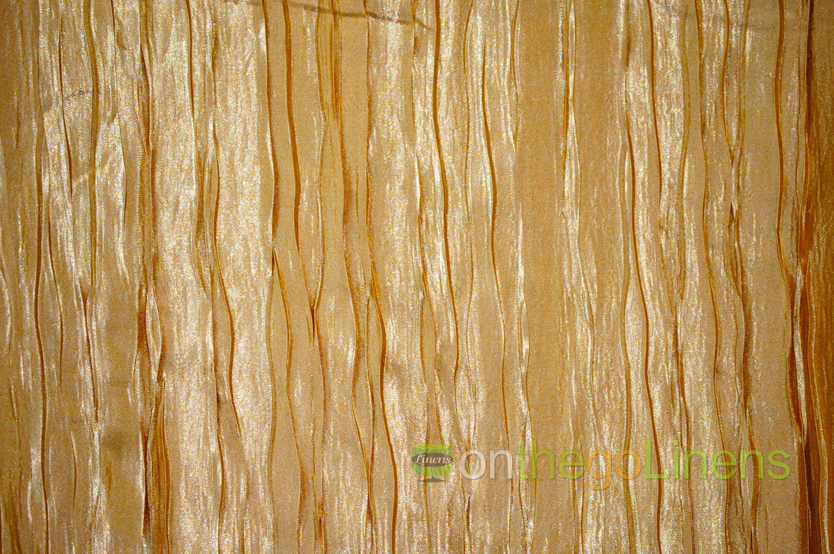Italian Crush Satin Fabric by the Yard | 108" Wide | 100% Polyester | Multiple Colors |