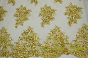 Camilla Embroidery Fabric by the Yard | Lace Embroidery | Multiple Colors |