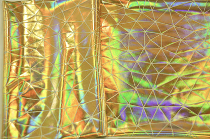 Geometric Mirror Hologram Spandex Fabrics | Dancewear Spandex Fabric | 60" Wide |