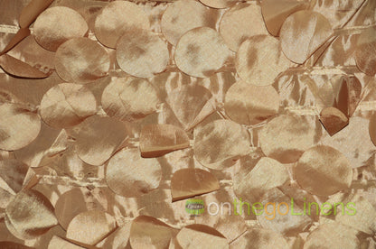 Petal Taffeta Fabric by the Yard | Round Hanging Petal Taffeta Fabric |