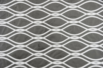 Reversible Elliptical Brocade Runners | Geometric Jacquard Runners | Multiple Colors |