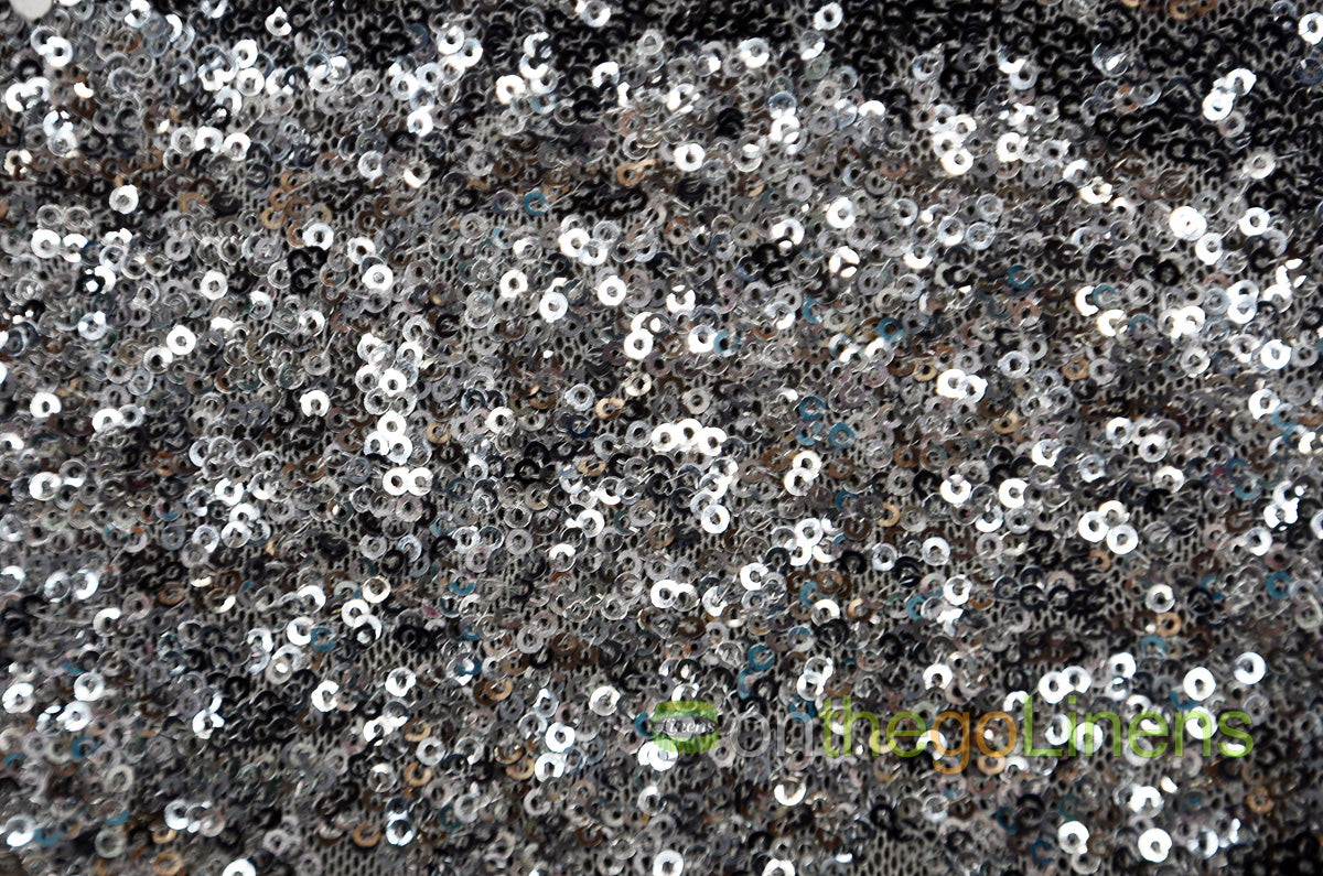 Glitz Mesh Sequins Fabric by the Yard & Bolt | 54" Wide | Multiple Colors |