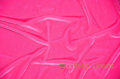 Stretch Velvet Fabric by the Yard | Soft and Smooth Spandex Velvet Fabric | 60" wide | Multiple Colors | Wholesale Bolt Available |