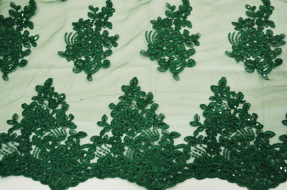 Camilla Embroidery Fabric by the Yard | Lace Embroidery | Multiple Colors |