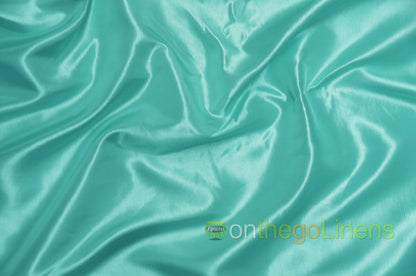 Stretch Taffeta Fabric by the Yard | Spandex Taffeta Fabric | 60" wide | Multiple Colors |