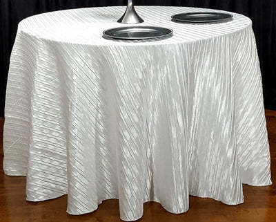 Italian Crush Satin Table Linens | Multiple Colors | 100% Polyester |