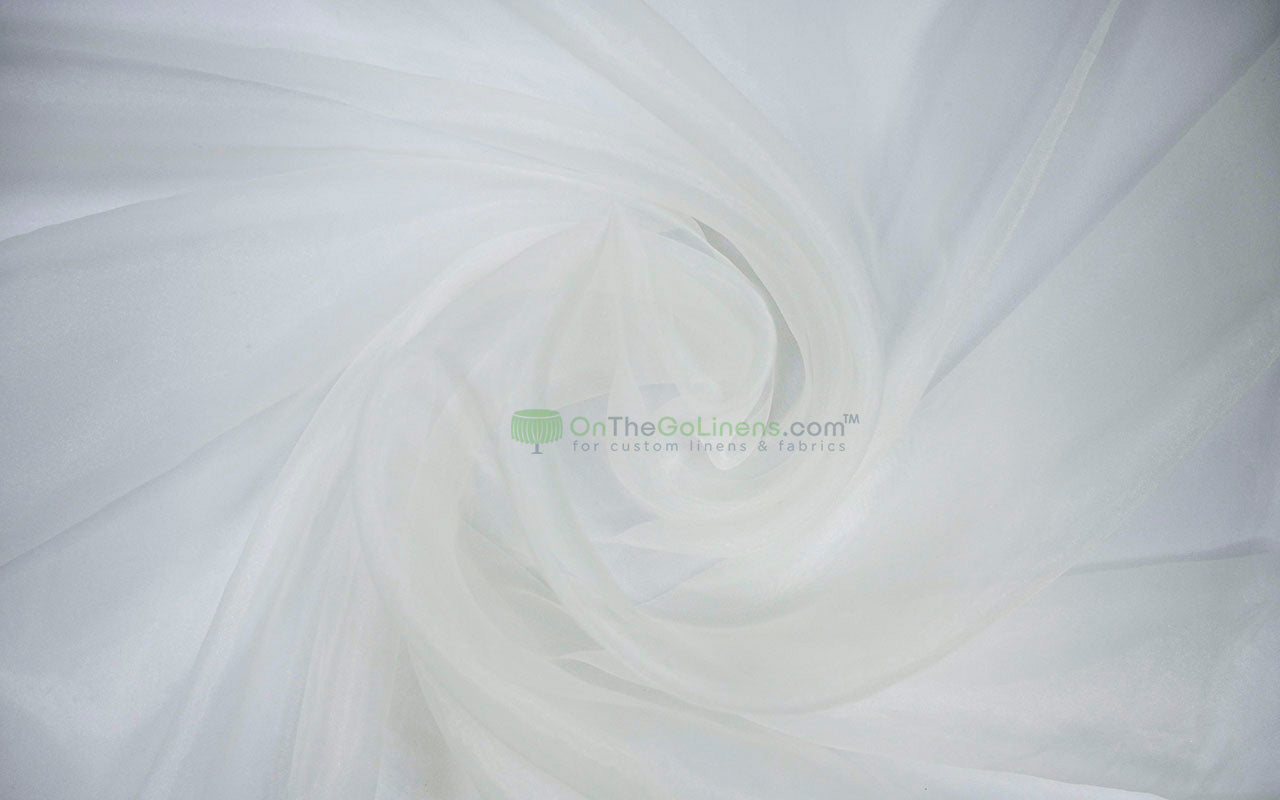 Super Organza Fabric | 60” Wide | Semi-Sheer Polyester | Elegant Event Fabric