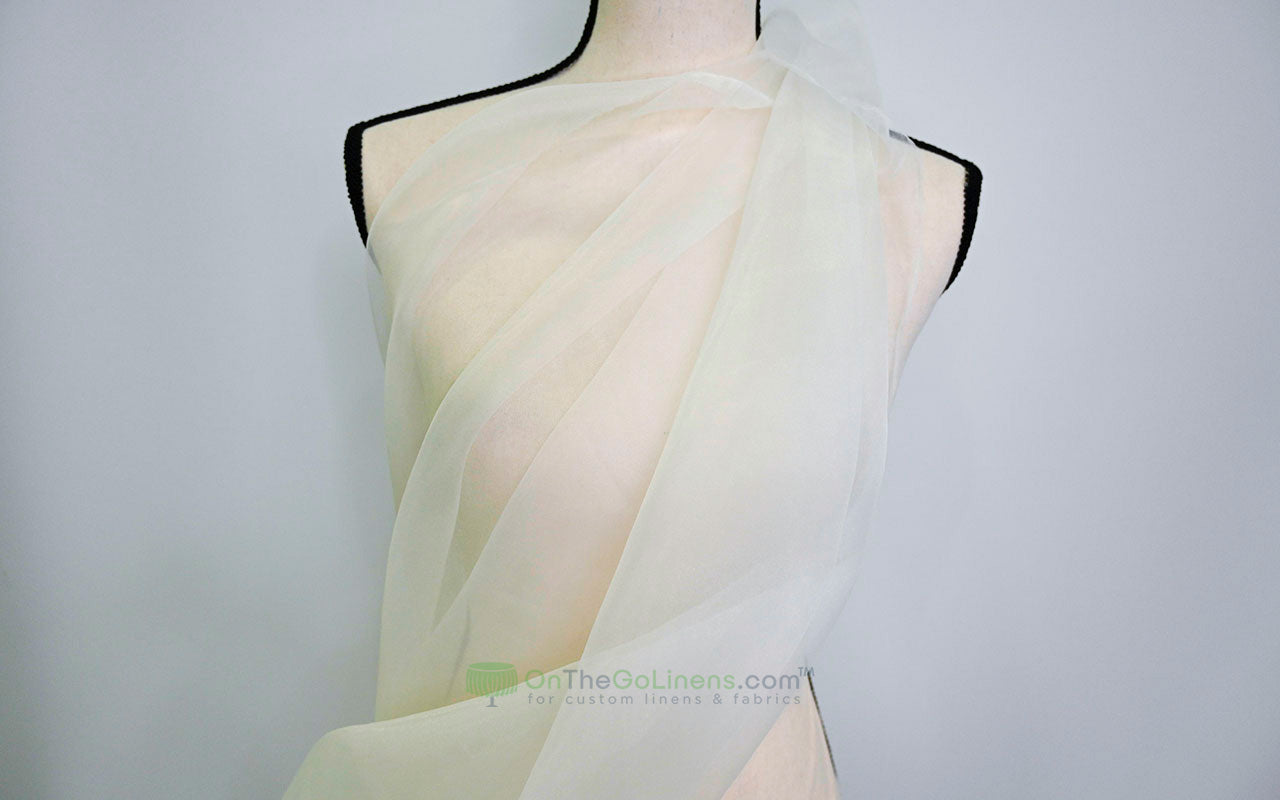 Super Organza Fabric | 60” Wide | Semi-Sheer Polyester | Elegant Event Fabric