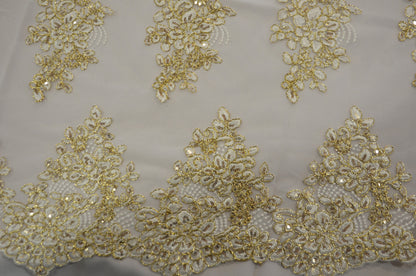 Camilla Embroidery Fabric by the Yard | Lace Embroidery | Multiple Colors |