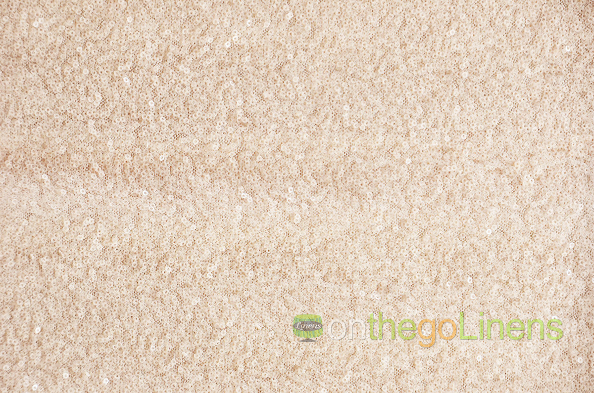 Glitz Mesh Sequins Fabric by the Yard & Bolt | 54" Wide | Multiple Colors |
