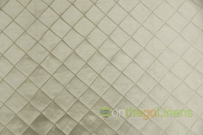 Pintuck 2x2 Fabric by the Yard | Diamond Taffeta Fabric | 52" wide | Multiple Colors |