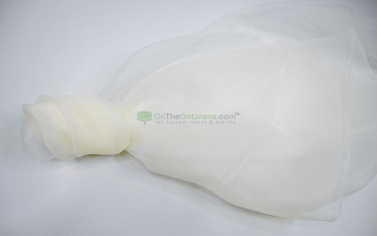 Super Organza Fabric | 60” Wide | Semi-Sheer Polyester | Elegant Event Fabric