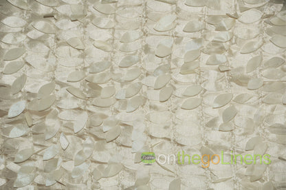 Leaf Taffeta Fabric by the Yard | Hanging Leaf Taffeta Fabric | Multiple Colors |