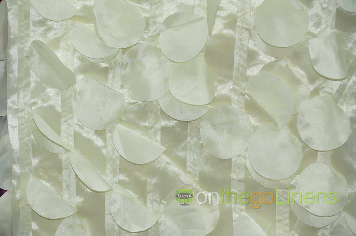 Petal Taffeta Fabric by the Yard | Round Hanging Petal Taffeta Fabric |
