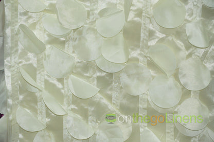 Petal Taffeta Fabric by the Yard | Round Hanging Petal Taffeta Fabric |