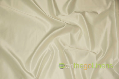 Stretch Lamour Satin Fabric by the Yard | Stretch Matte Satin | Stretch Duchess Satin Fabric for Bridal, Wedding, Costumes |