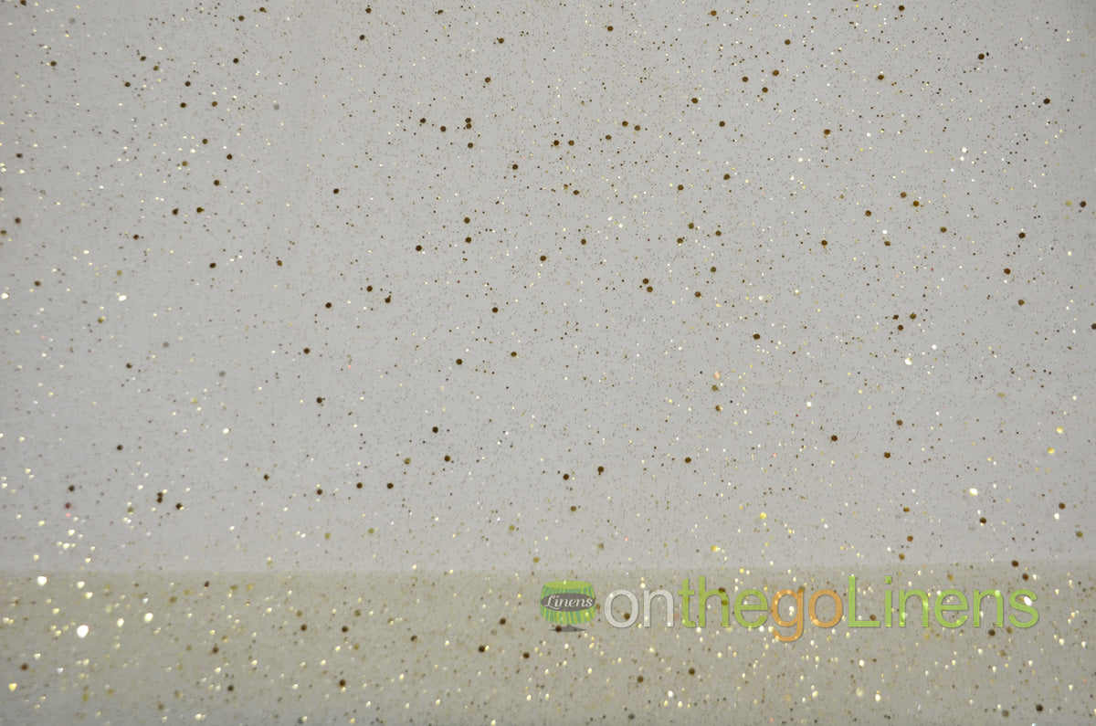 Tulle Glitter with Sequins Fabric by the Yard | Tulle filled with Glitter and Sequins | 60" Wide | Multiple Colors |