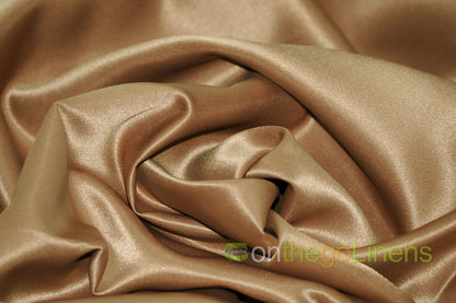 Lamour Satin Fabric by the Yard & Bolt | 100% Polyester Semi Dull Heavy Satin Fabric | 60" Wide | Multiple Colors |