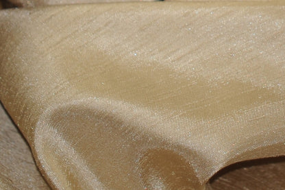 Shantung Satin Fabric by the Yard & Bolt | Reversible Silk Satin Fabric | 100% Polyester | 60" Wide | Multiple Colors |