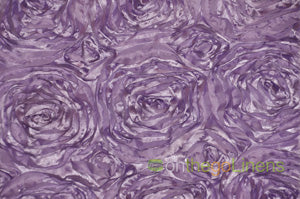 Rosette Satin Fabric by the Yard | 54" Wide | 3d Rose Satin Fabric |