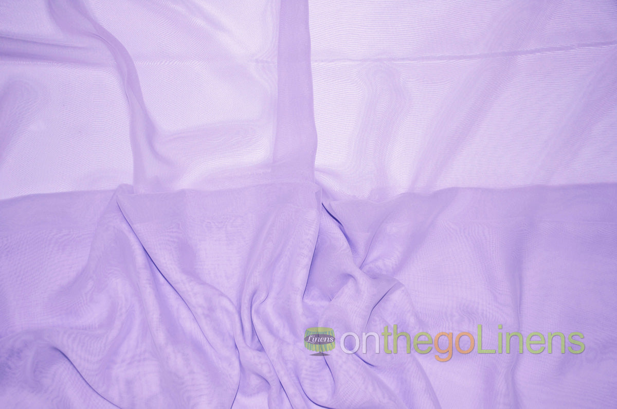 IFR Two Tone Chiffon Event Drapery Panels | Cationic Chiffon Curtains | Inherently Fire Retardant |