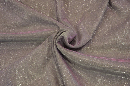 Spandex Glimmer Knit Fabric by the Yard | 56" Wide | Metallic Glitter Spandex Knit Fabric | 2 Way Stretch |