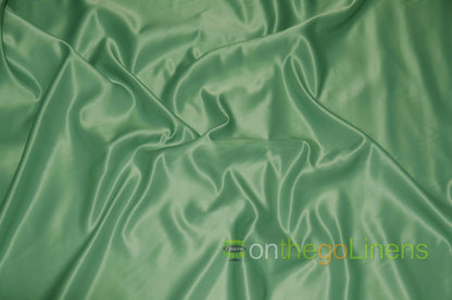 Lamour Satin Fabric by the Yard & Bolt | 100% Polyester Semi Dull Heavy Satin Fabric | 60" Wide | Multiple Colors |