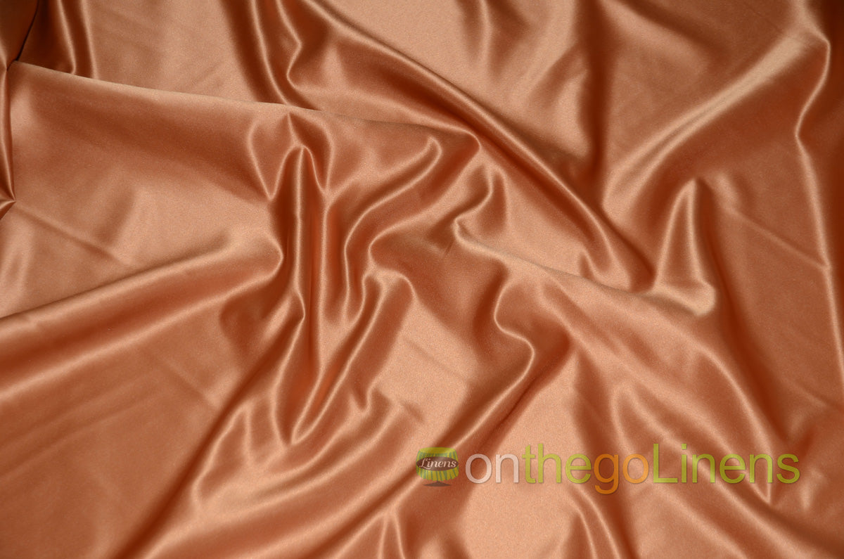 Lamour Satin Fabric by the Yard & Bolt | 100% Polyester Semi Dull Heavy Satin Fabric | 60" Wide | Multiple Colors |
